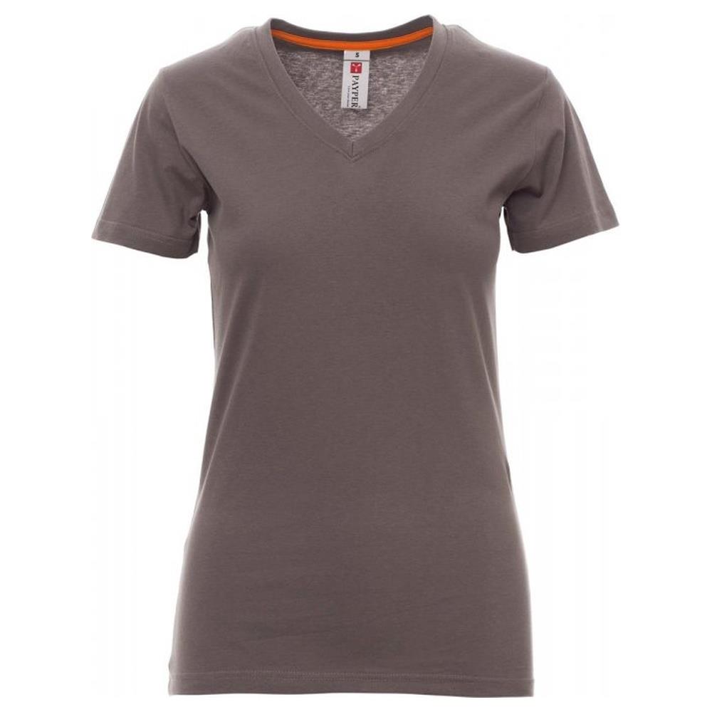 t-shirt donna manica corta payper v-neck lady smoke xs