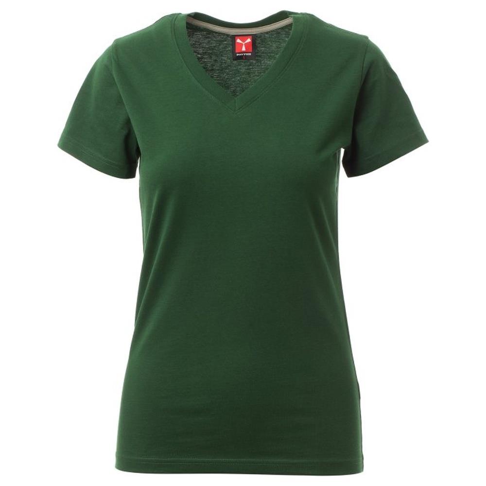 t-shirt donna manica corta payper v-neck lady verde xs
