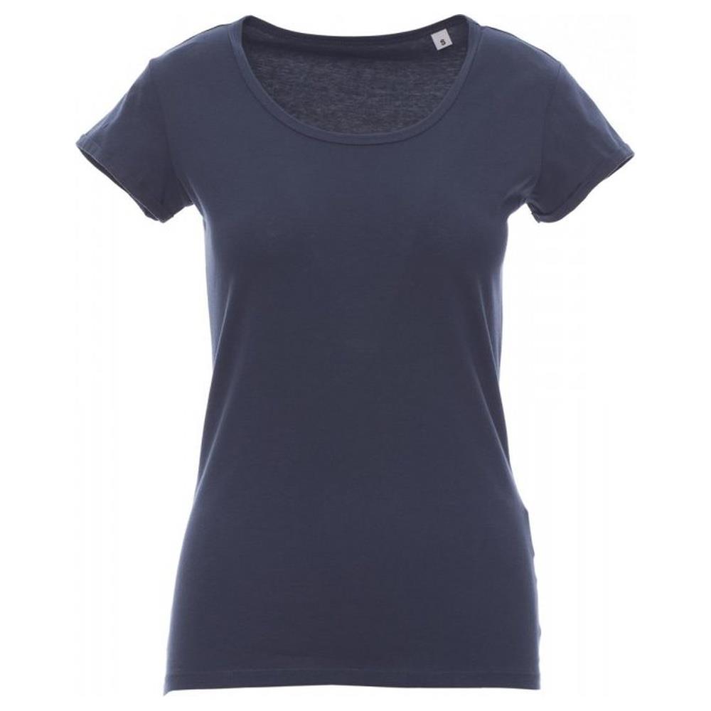 t-shirt donna manica corta payper young lady blu denim xs