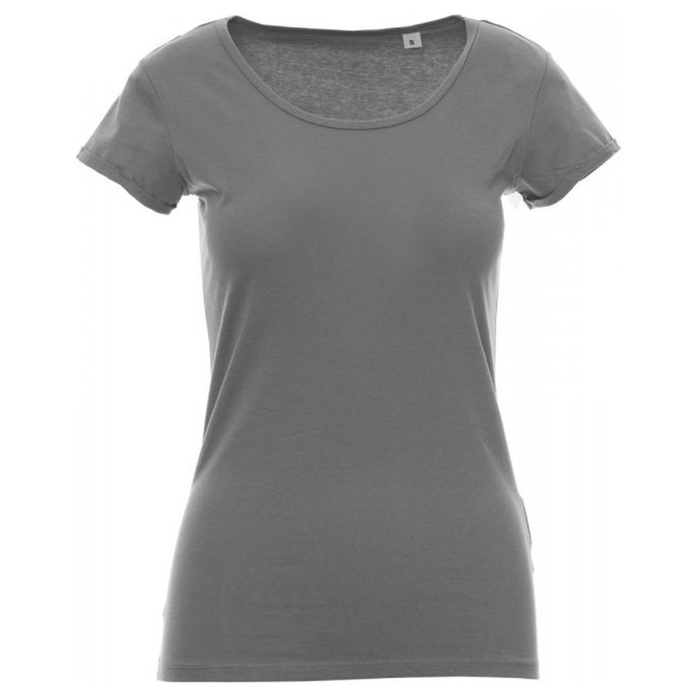 t-shirt donna manica corta payper young lady steel grey xs