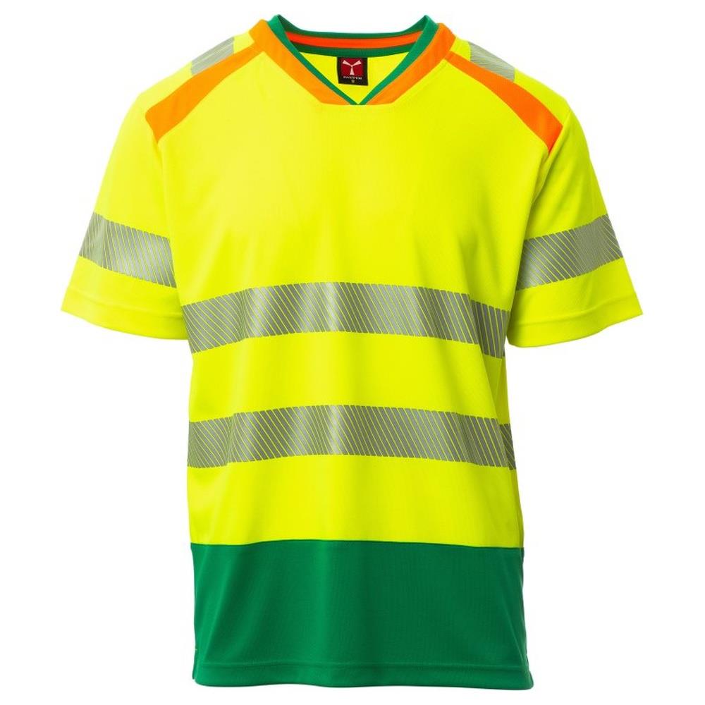 t-shirt manica corta payper alley giallo fluo/jelly green xs