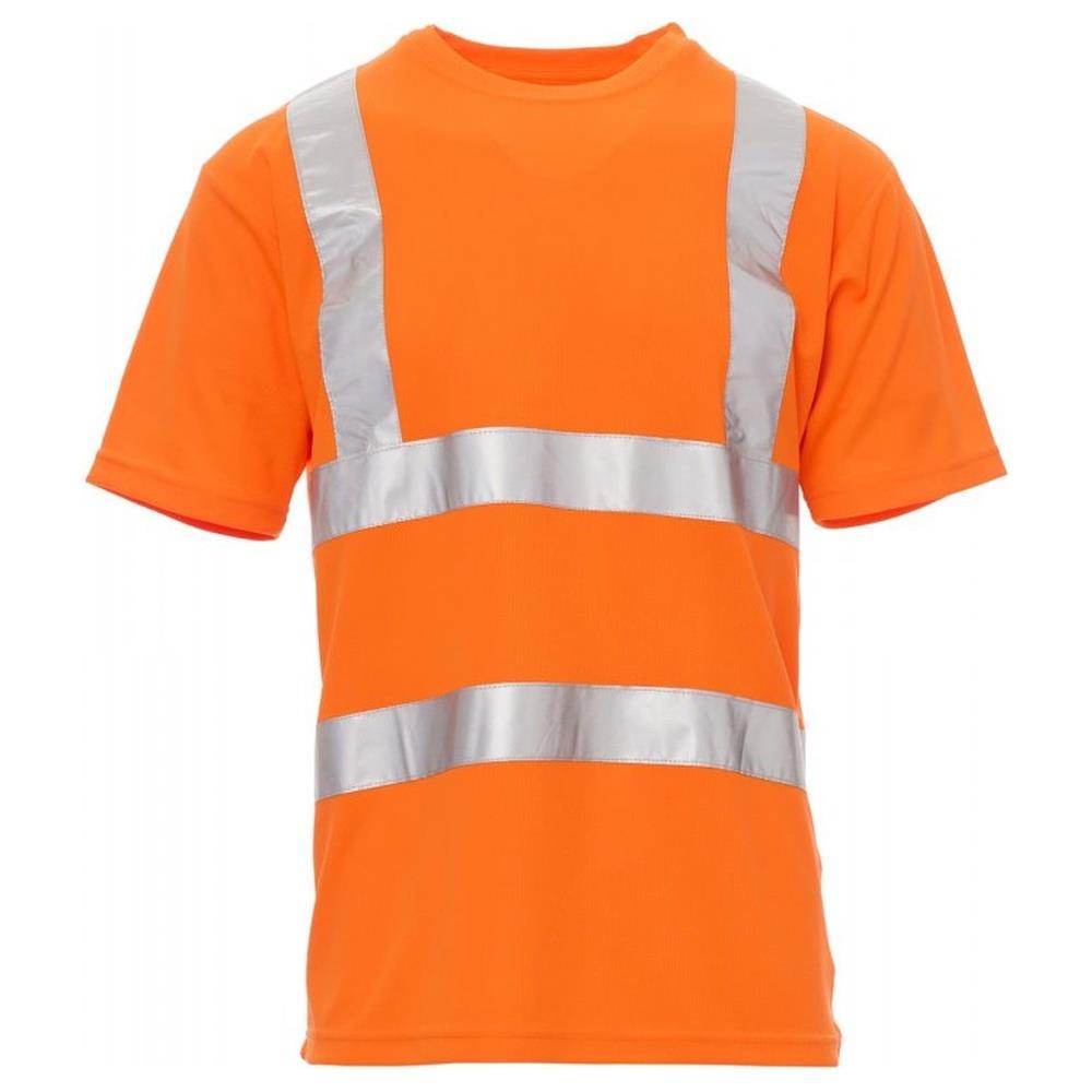 t-shirt manica corta payper avenue arancione fluo s