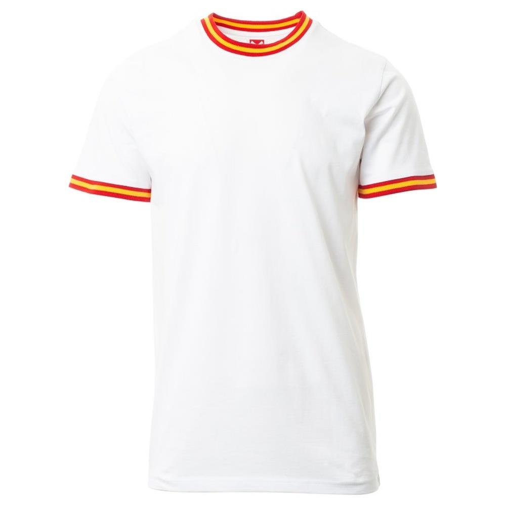 t-shirt manica corta payper flag bianco/spagna s