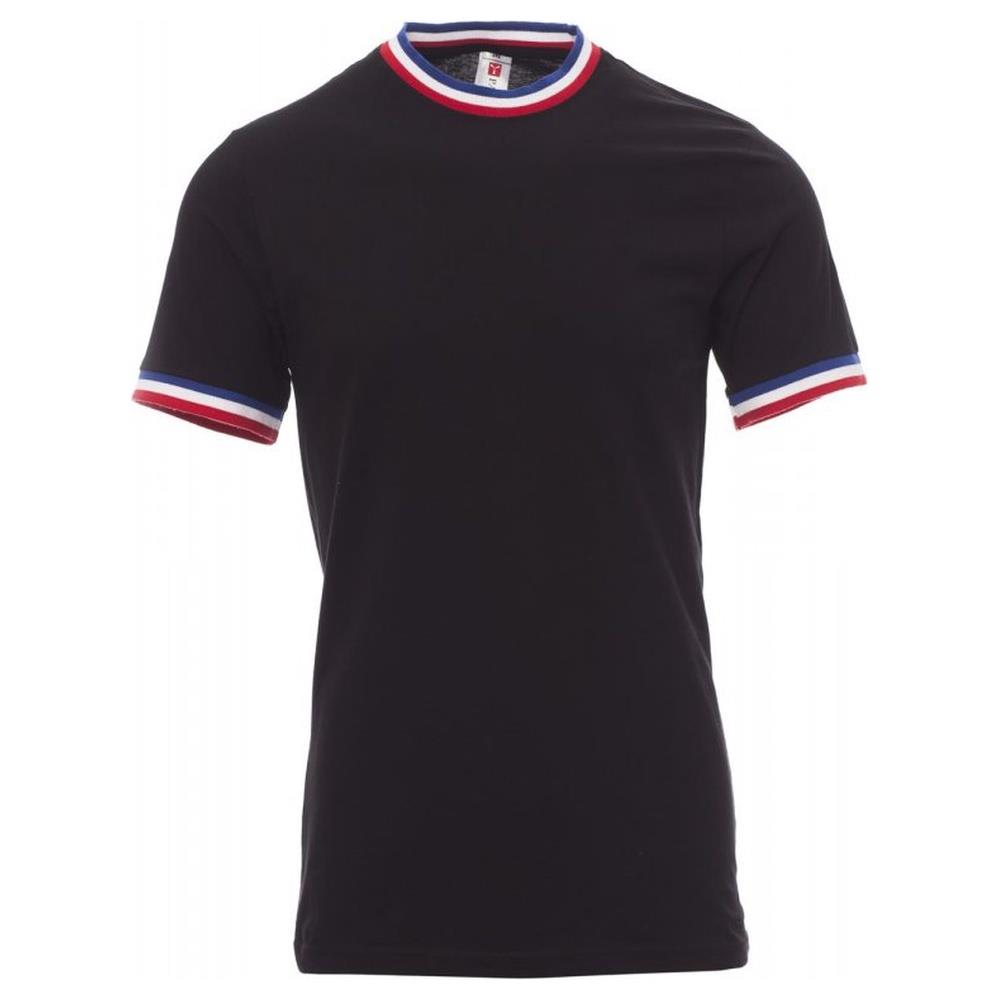 t-shirt manica corta payper flag nero/francia s