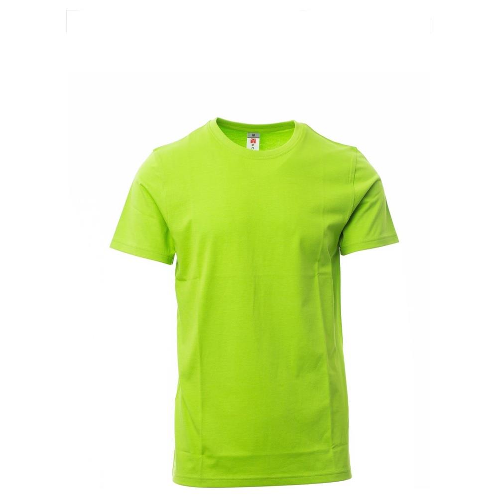 t-shirt manica corta payper print verde acido xxs