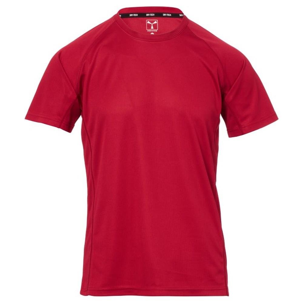 t-shirt manica corta payper runner bordeaux s