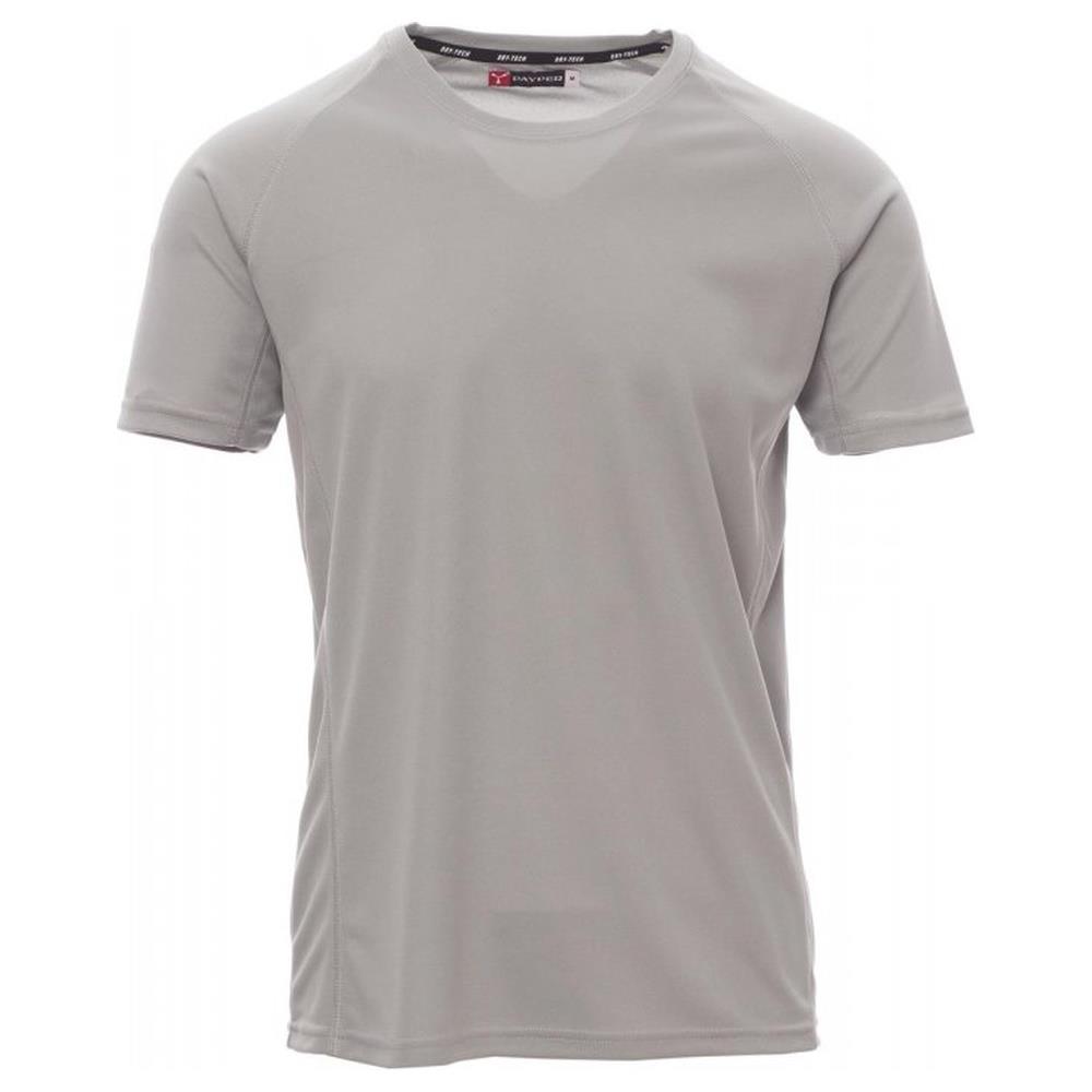 t-shirt manica corta payper runner grigio chiaro s