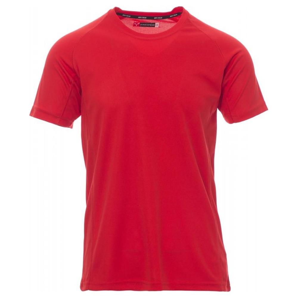 t-shirt manica corta payper runner rosso s