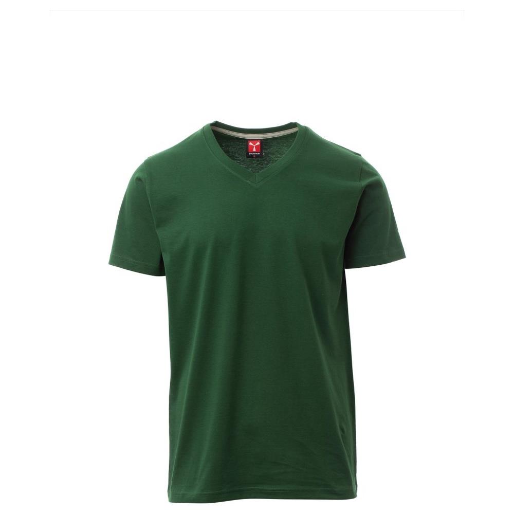 t-shirt manica corta payper v-neck verde xs