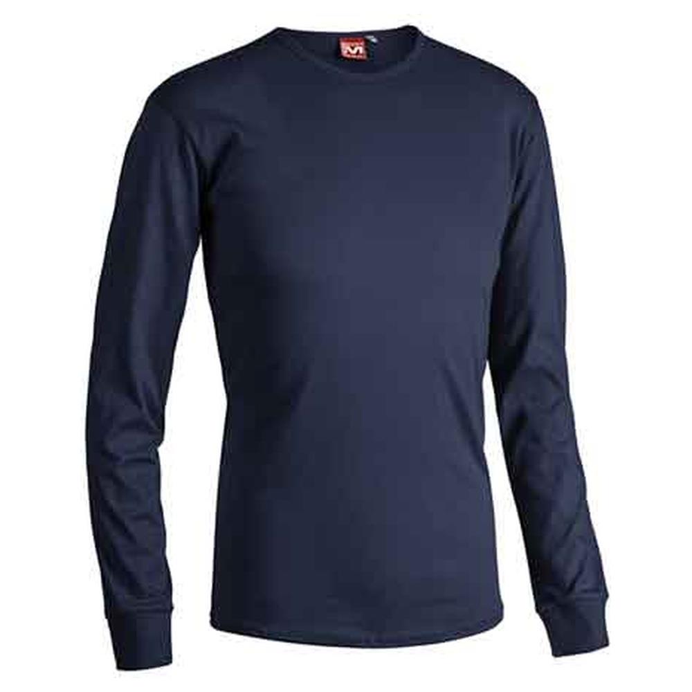 t-shirt manica lunga blu