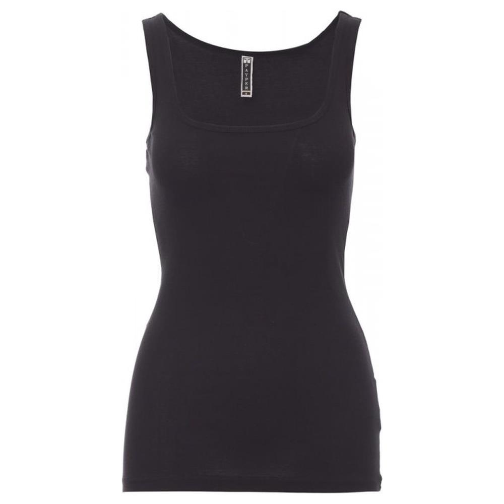 t-shirt smanicata payper look nero s