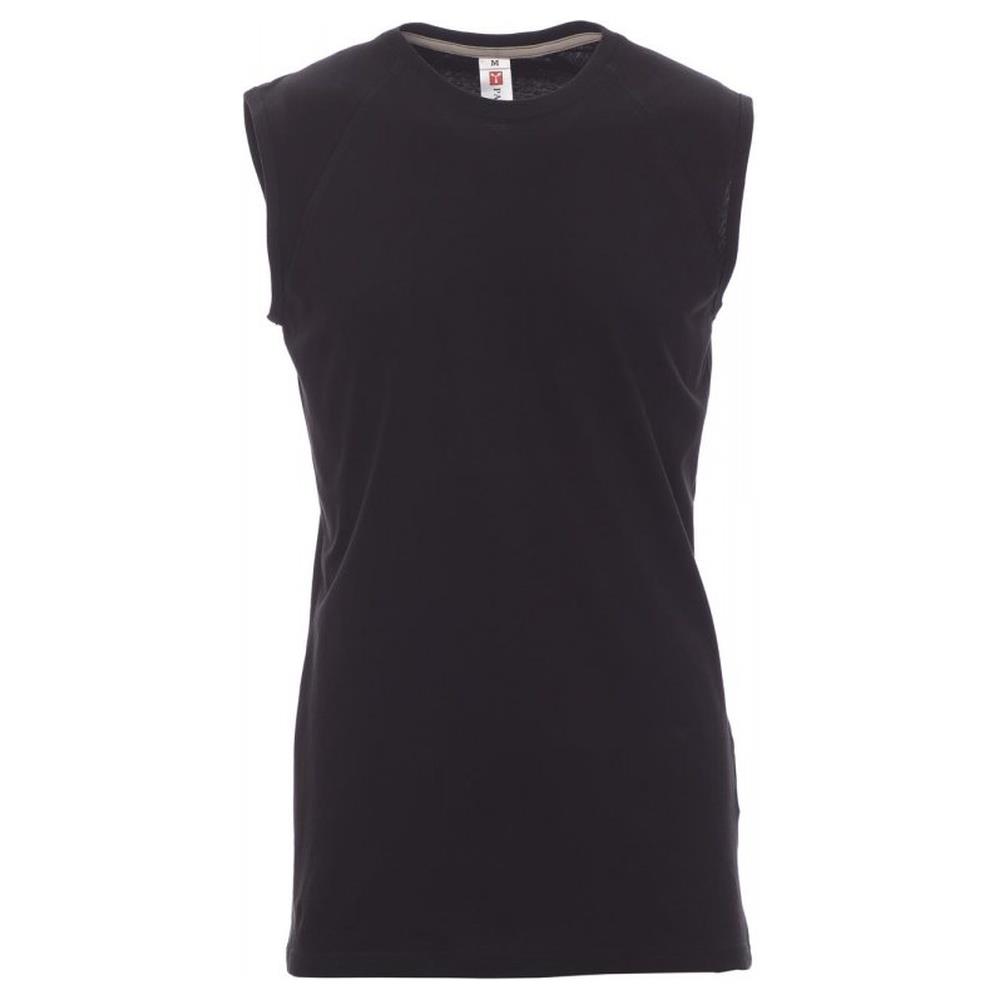 t-shirt smanicata payper shore nero s
