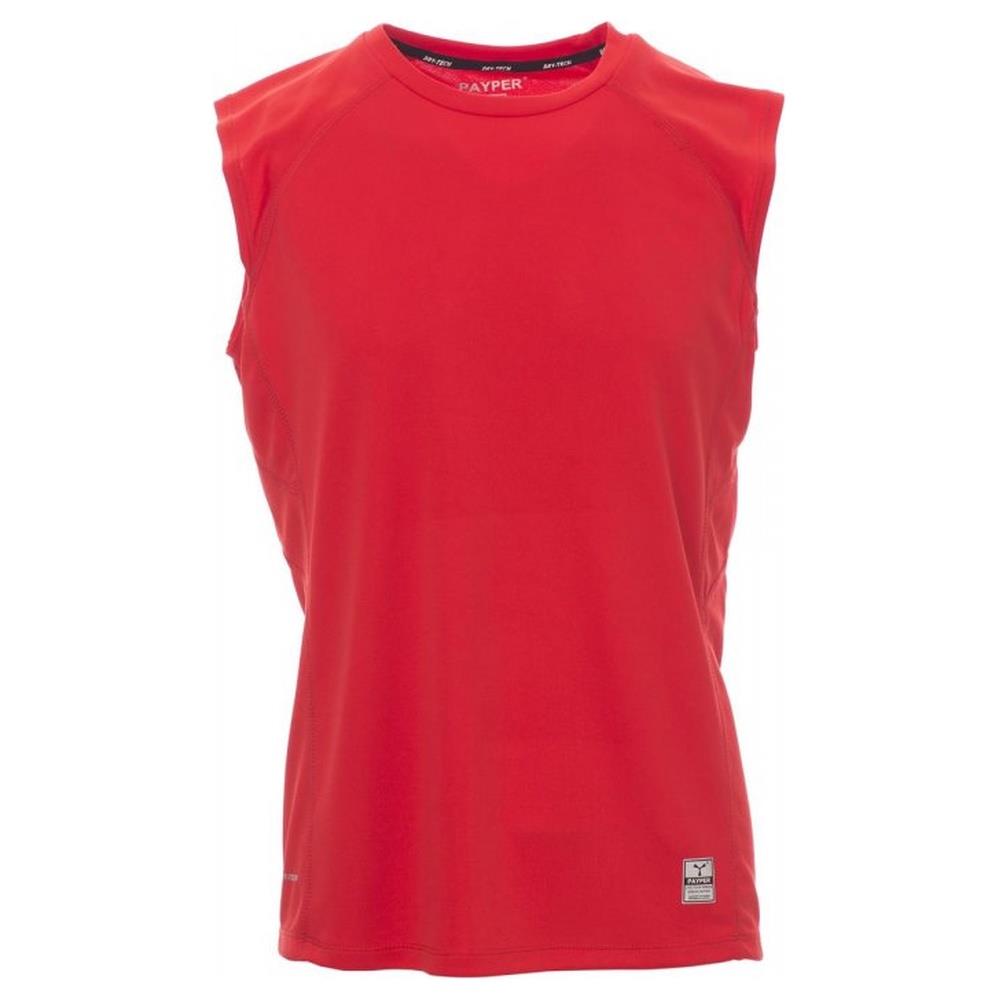t-shirt smanicata payper smash rosso s