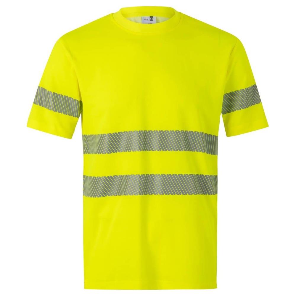 t-shirt velilla cotone maniche corta bande seg cod 305508 giallo fluo s
