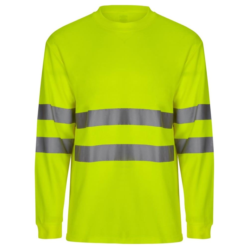 t-shirt velilla cotone maniche lunga cod 305614 giallo fluo s