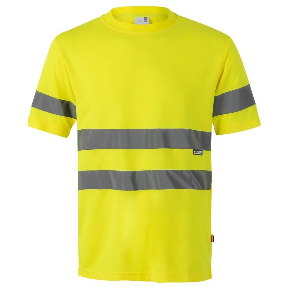 t-shirt velilla maniche corta cod 305602 giallo fluo s