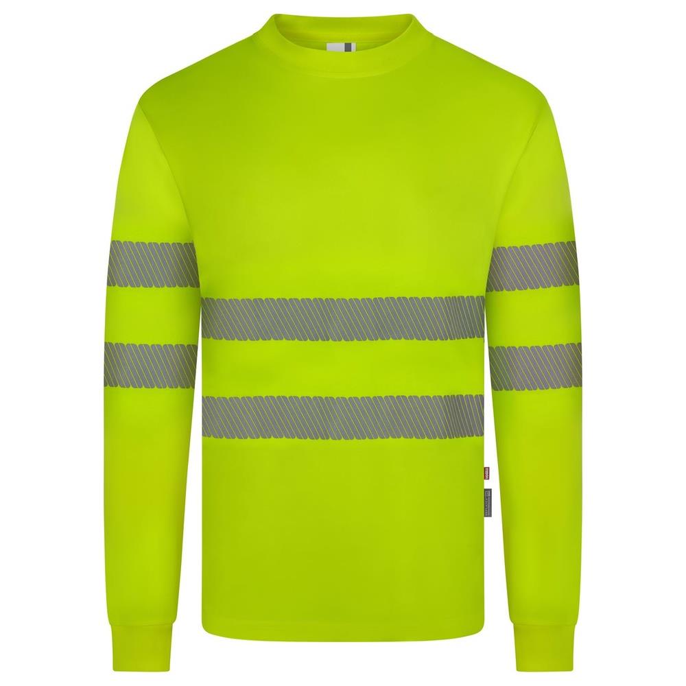 t-shirt velilla poliestere riciclato maniche l cod 305634 giallo fluo s
