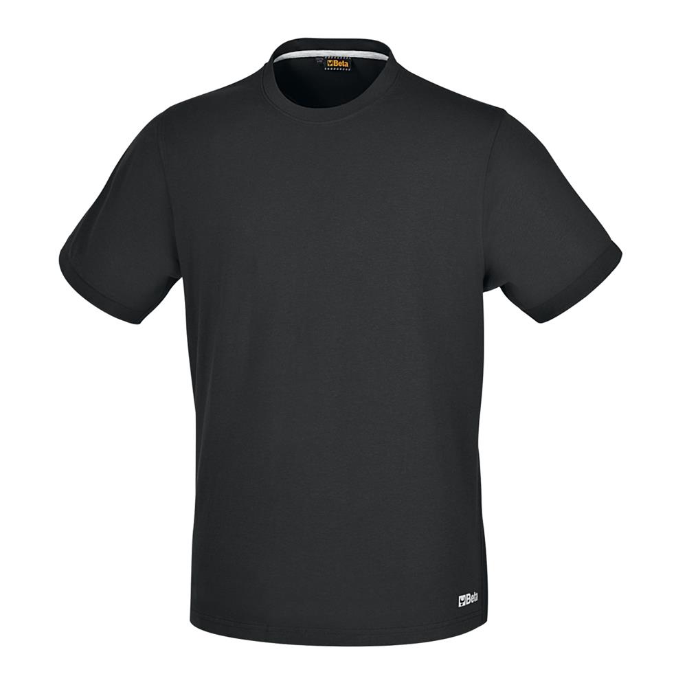 t-shirt work in cotone jersey 150 gr, nero beta 7553n