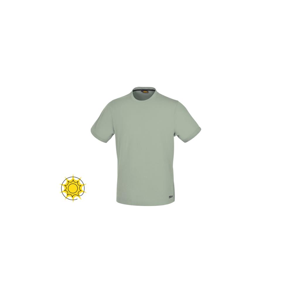 t-shirt work in cotone jersey 150 gr, verde salvia beta 7553v xs