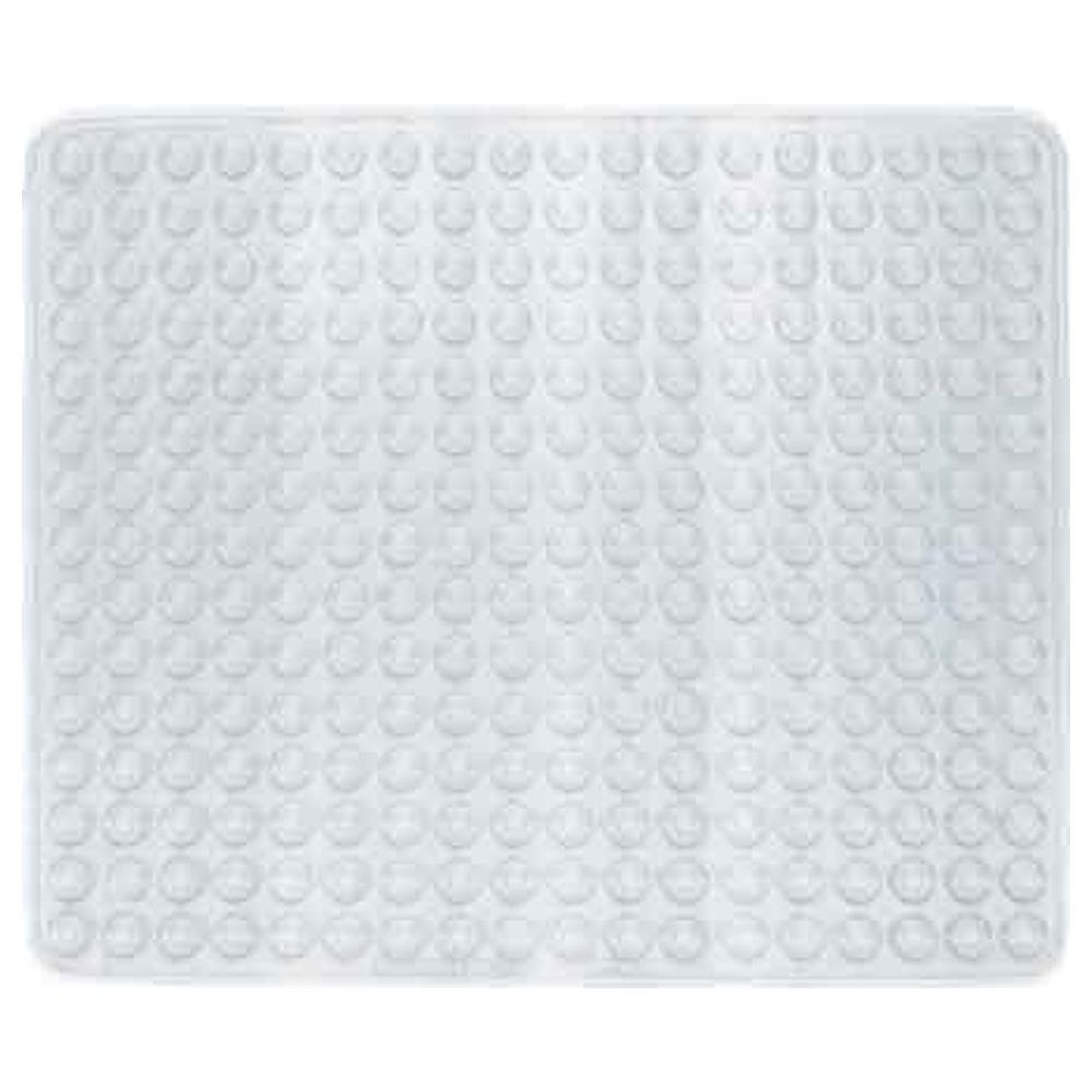 tappeto doccia rettangolare 80x60 cm - trasparente