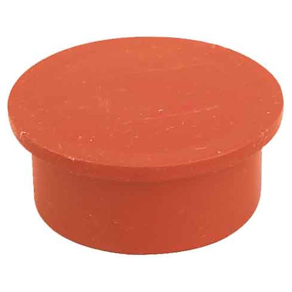 tappo ad incastro in pvc arancio