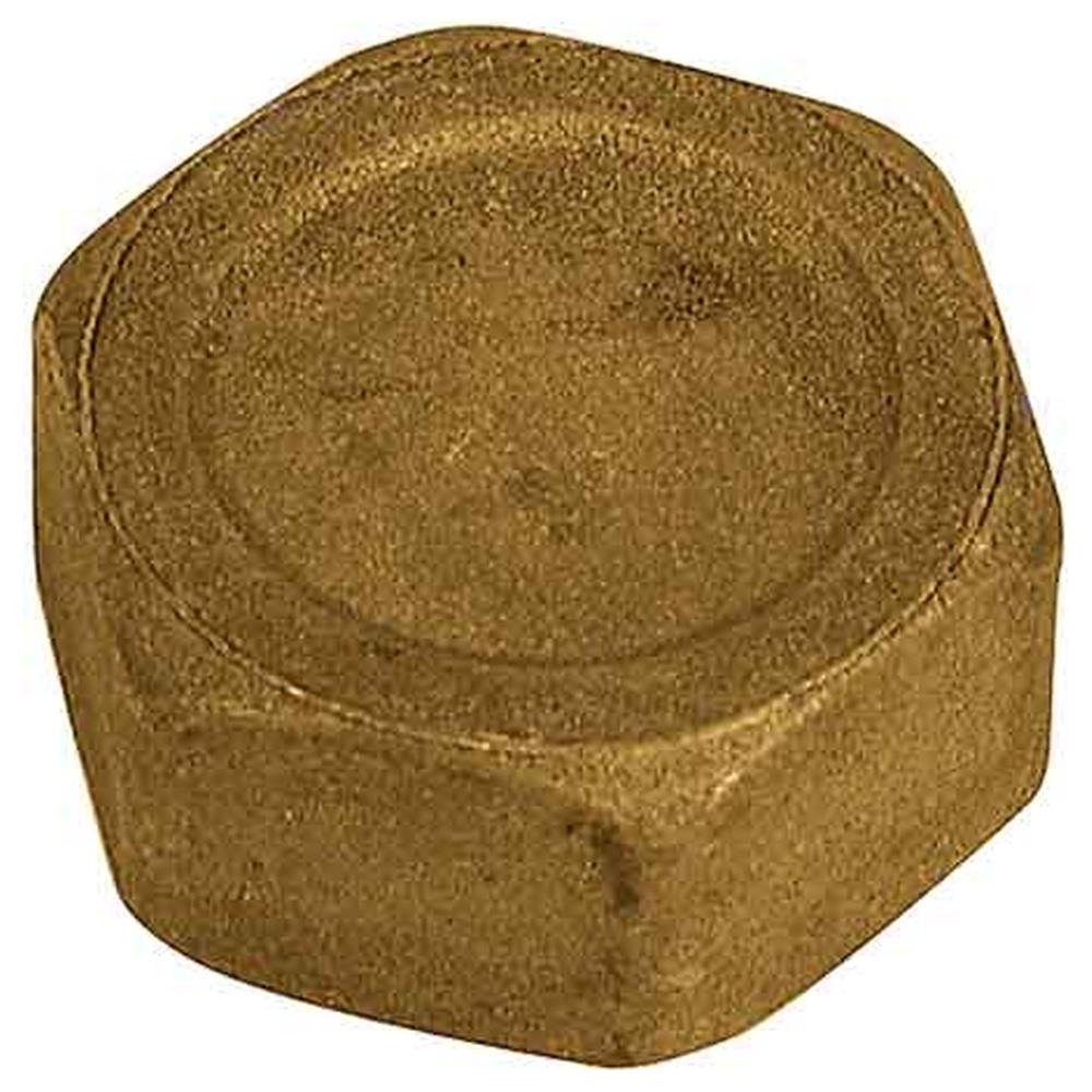 tappo femmina ottone giallo