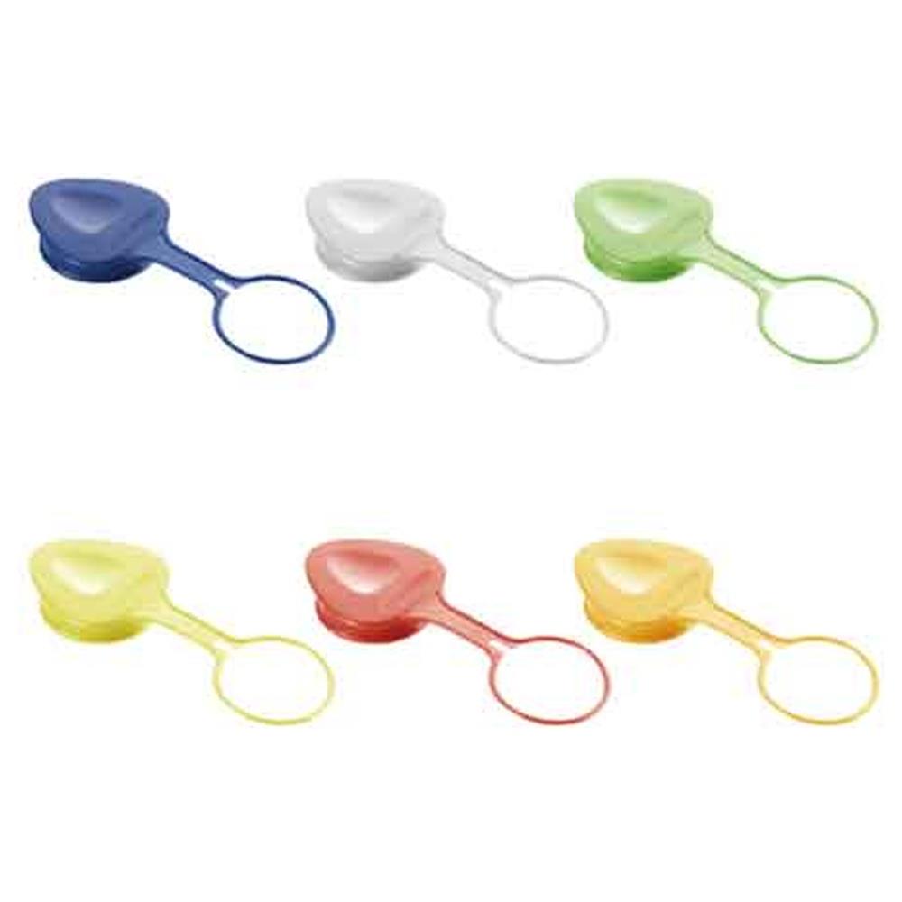 tappo in plastica con collare presto 9 cm - 6 pezzi