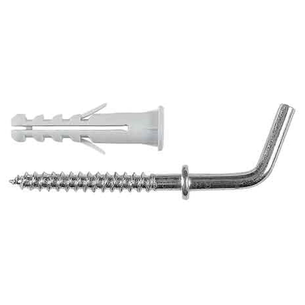 tassello con gancio corto 'mf01' ø 6x30 mm - vite 4,5x35 mm - confezione 10 pezzi