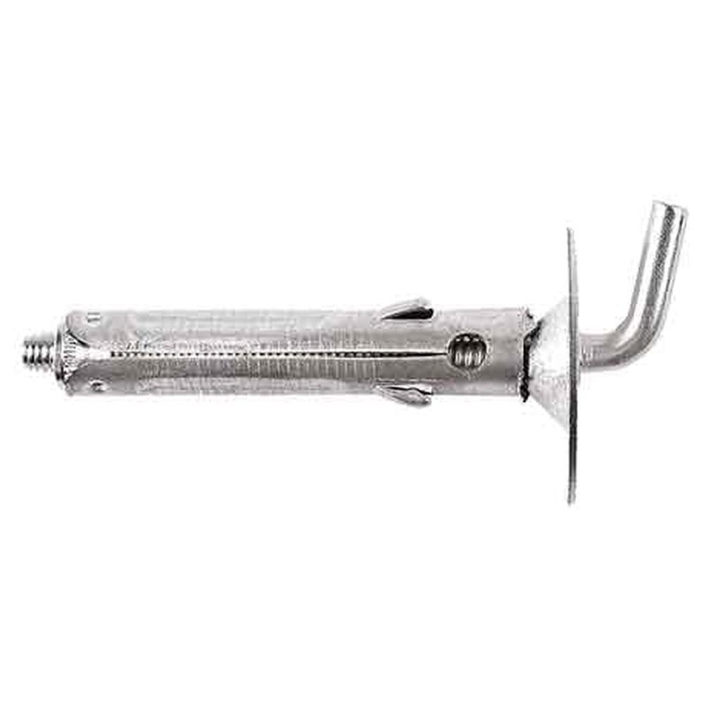 tassello in acciaio gancio corto  dy02  vite m5 - ø 9x40 mm