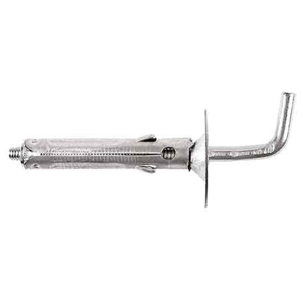 tassello in acciaio gancio lungo  dy04  vite m5 - ø 9x40 mm