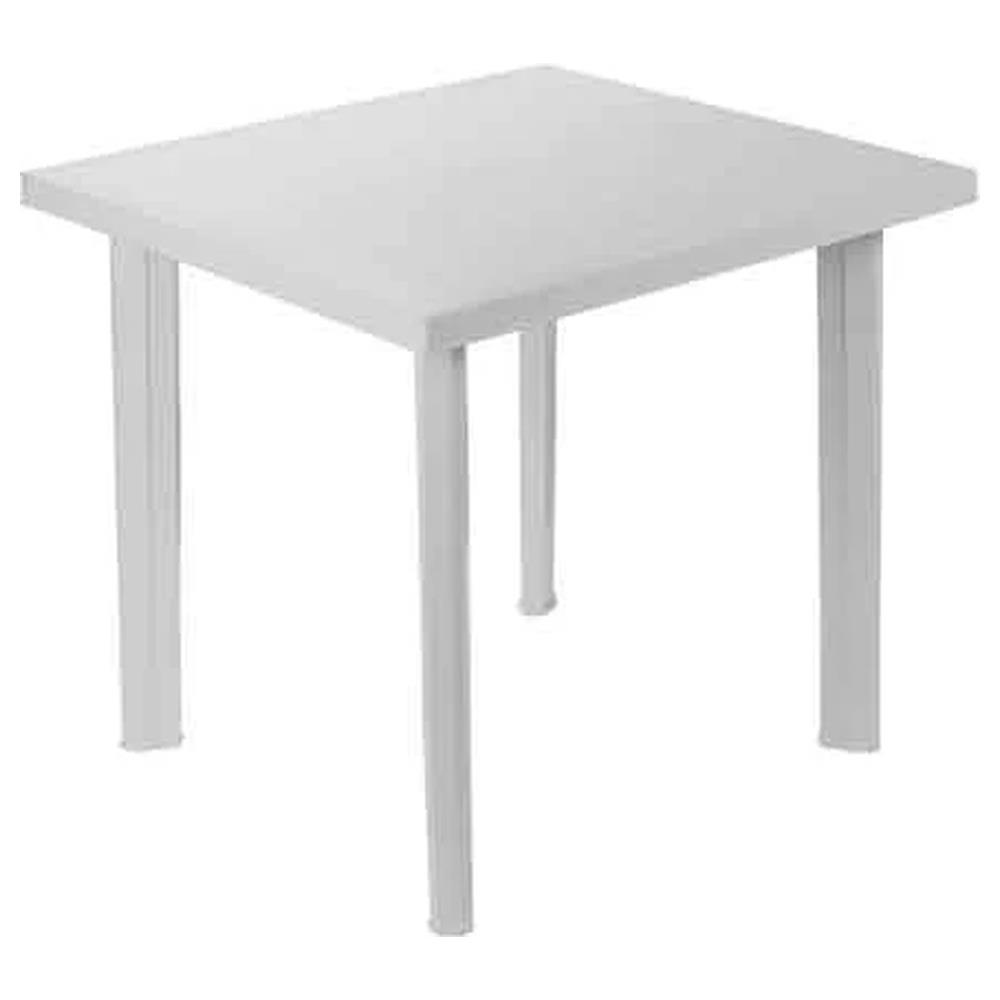 tavolo componibile quadrato roza 79x79x72h cm - colore bianco