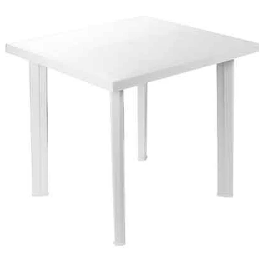 tavolo componibile rettangolare fiocco 80x75x72h cm - colore bianco