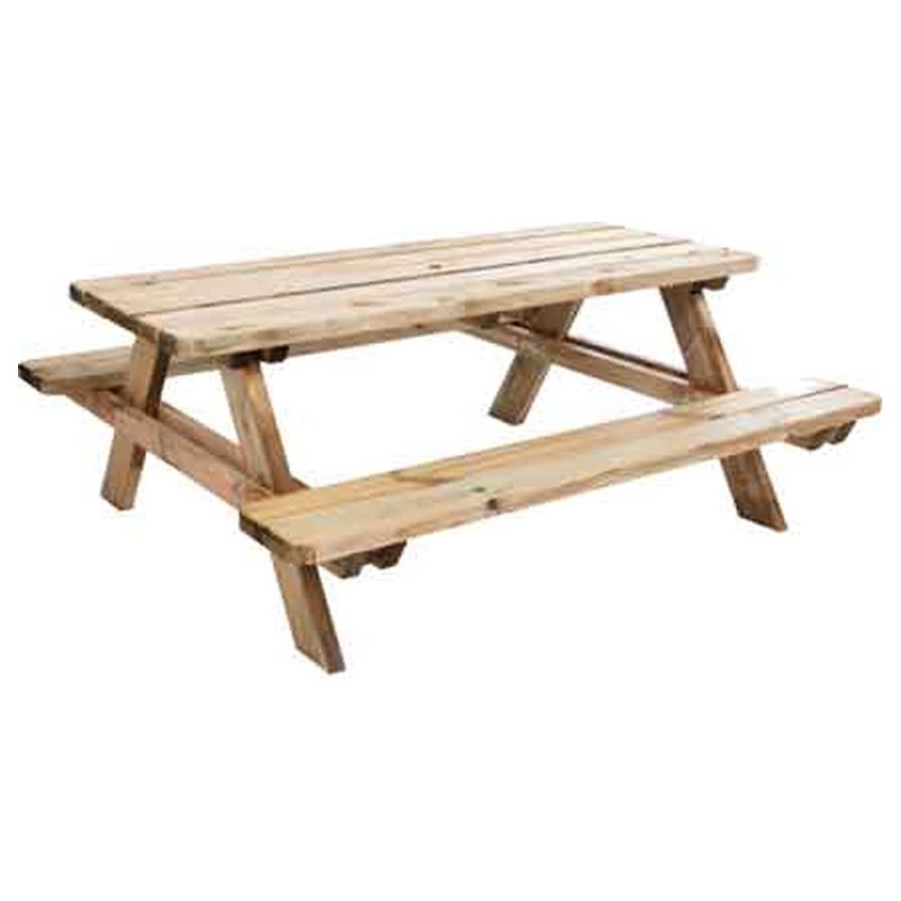 tavolo da pic nic in legno cm 180x150x75h