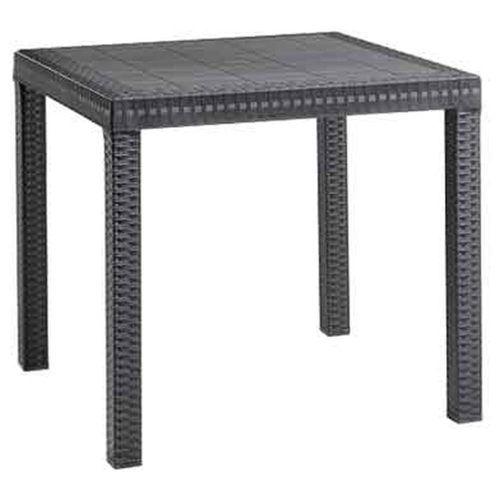 tavolo dallas 80x80x74h cm - colore antracite