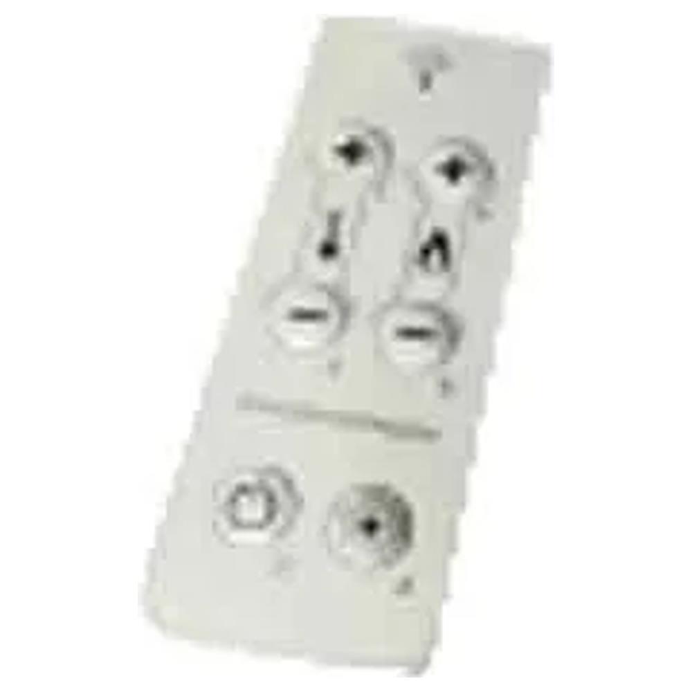 telecomando per stufe e idrostufe a pellet 6 tasti - colore bianco