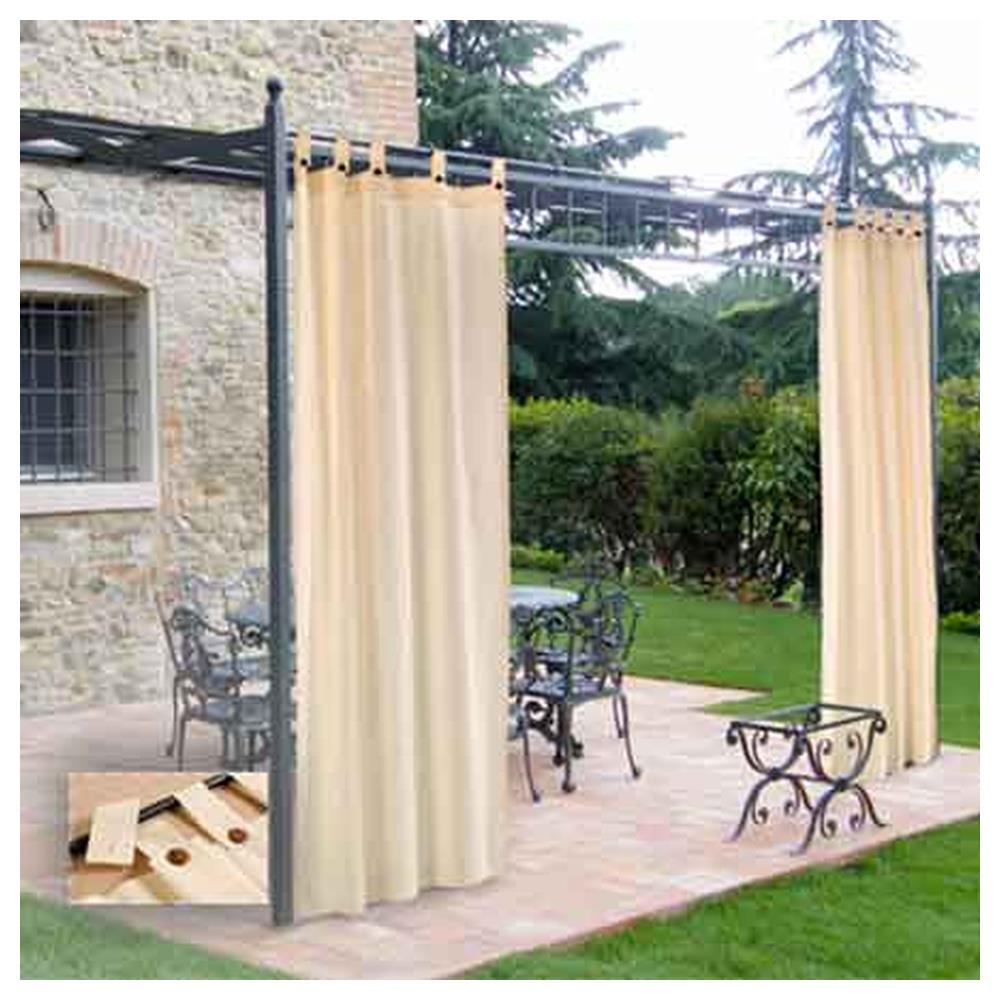 tenda da sole per gazebo 160x270 cm - colore ecrù
