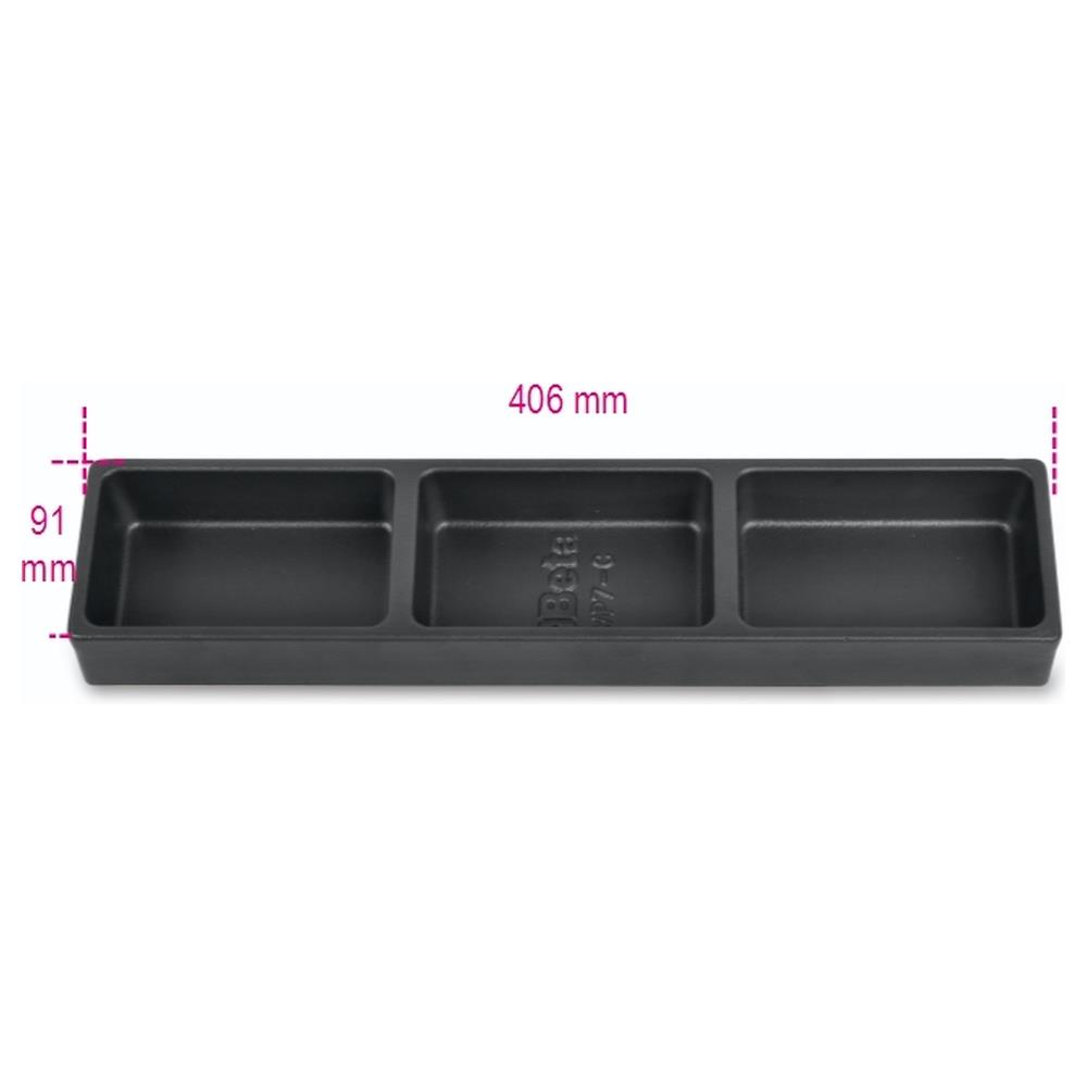 termoformato rigido con 3 vaschette portaminuterie per cassettiere mobili c45pro 2.0 beta vp7-c