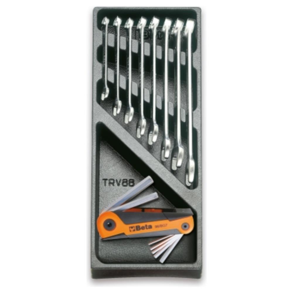 termoformato rigido con assortimento di utensili beta t24
