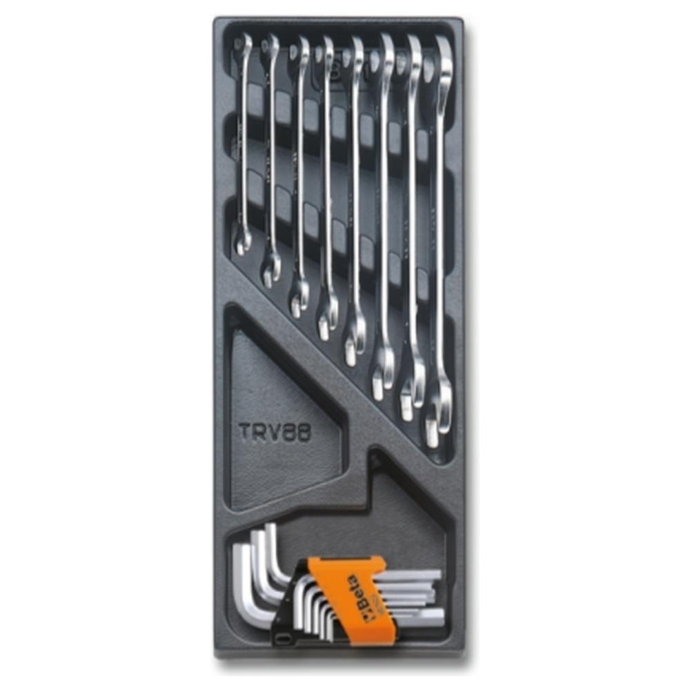 termoformato rigido con assortimento di utensili beta t33