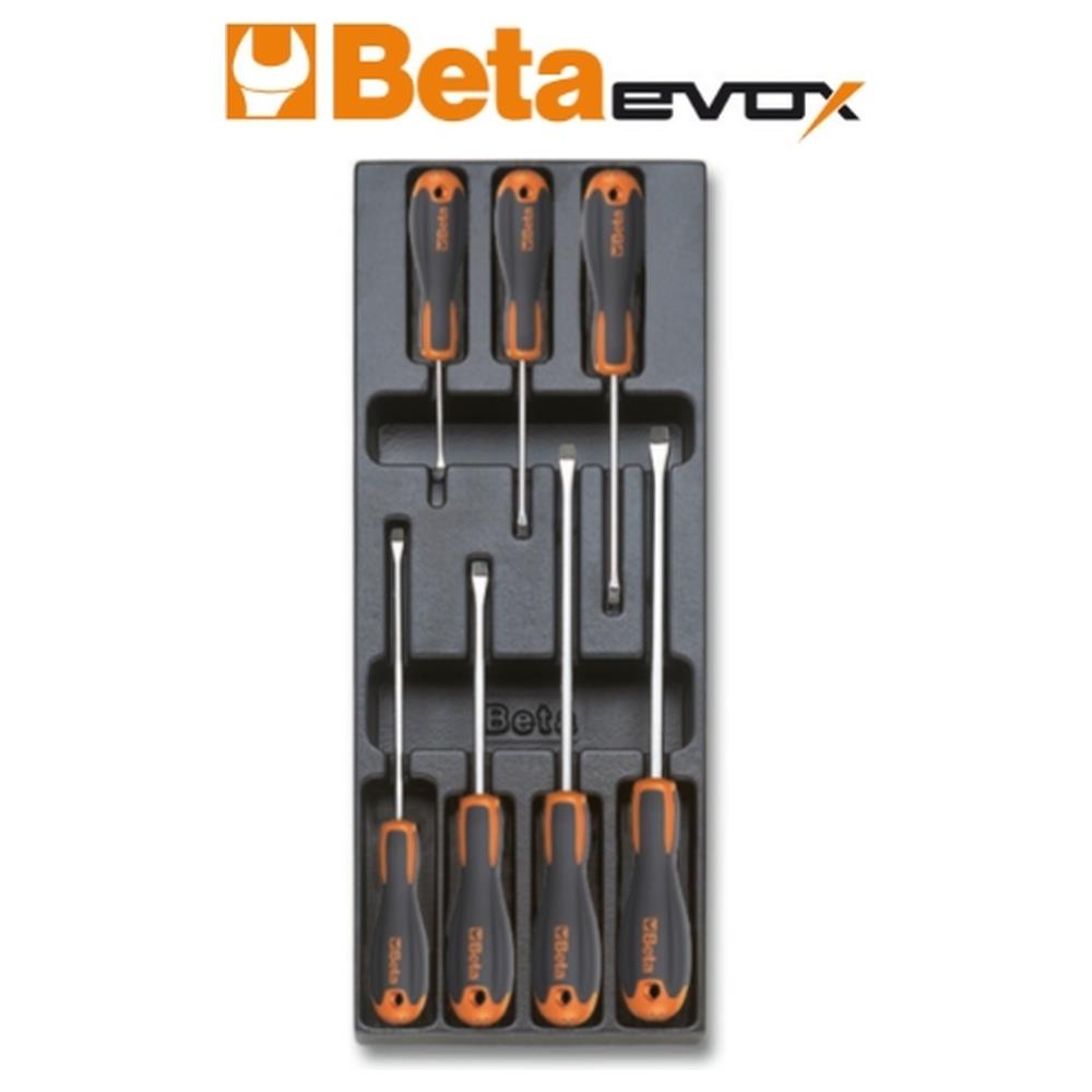 termoformato rigido in abs giravite beta evox per viti a testa con intaglio  beta t211