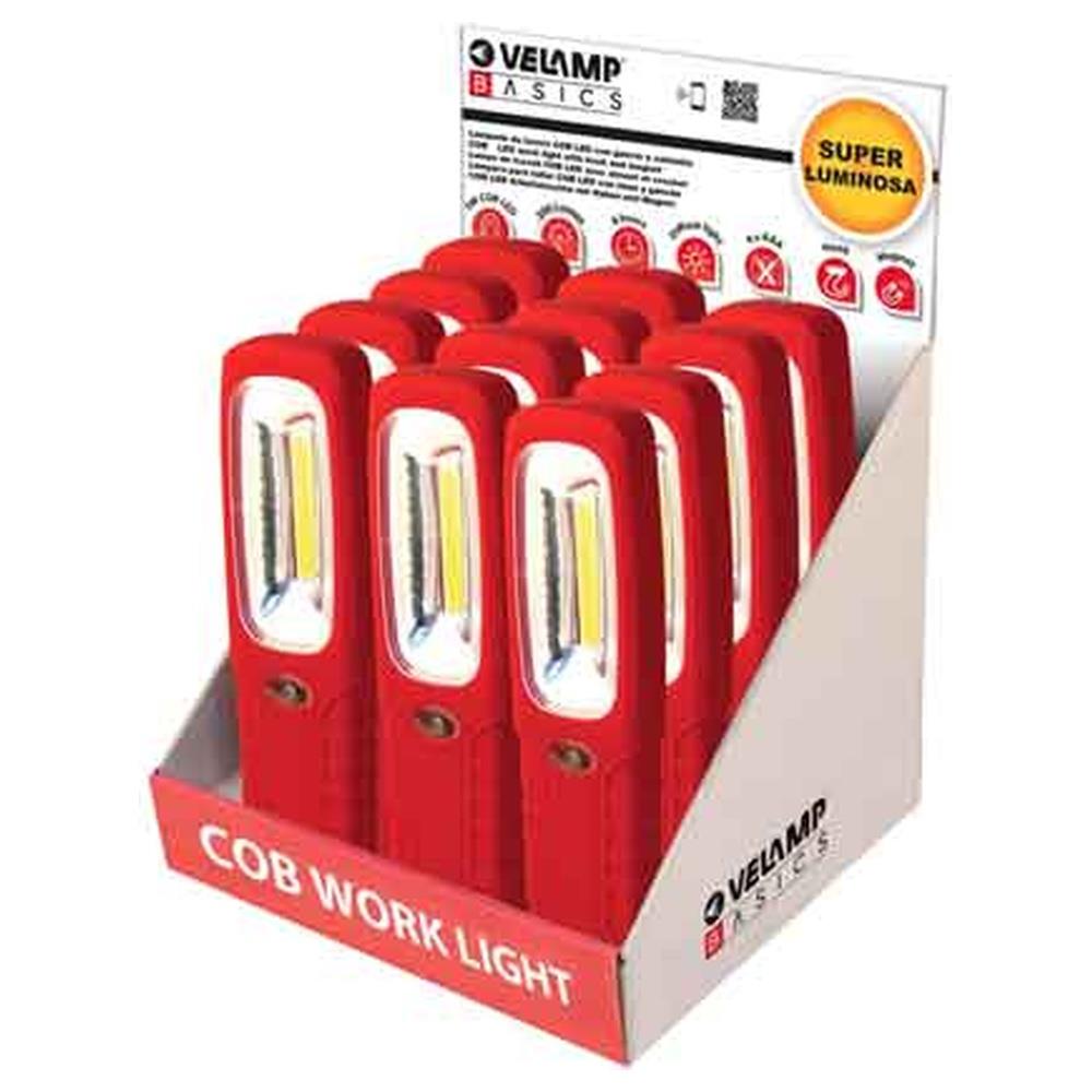 torcia a led da lavoro 'is463' 3w - 200 lm