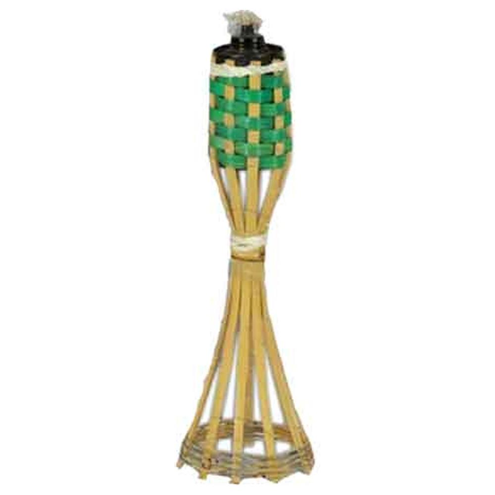 torcia in bamboo con base 35 cm