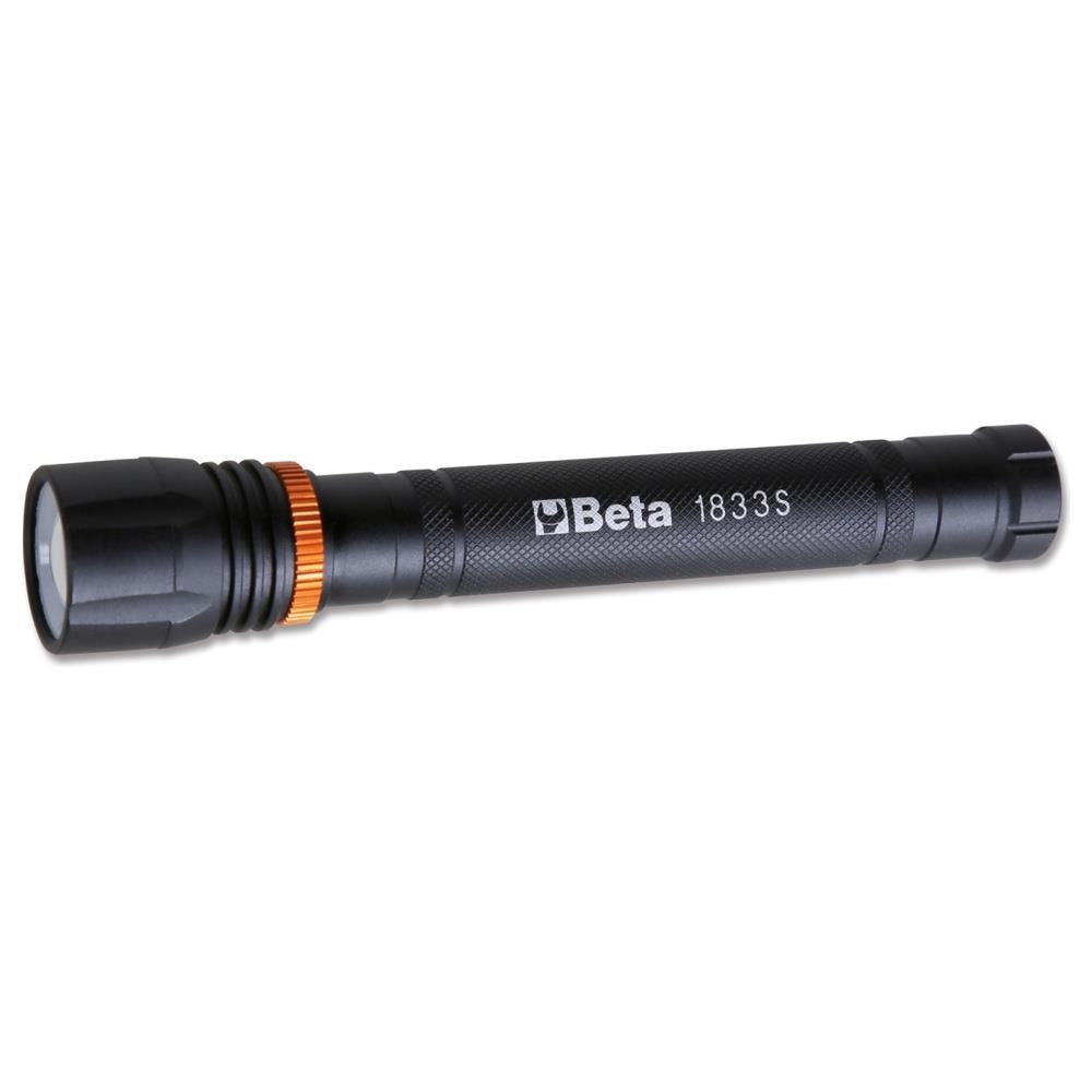torcia led ad alta luminosità in robusto alluminio anodizzato, fino a 500 lumen beta 1833s