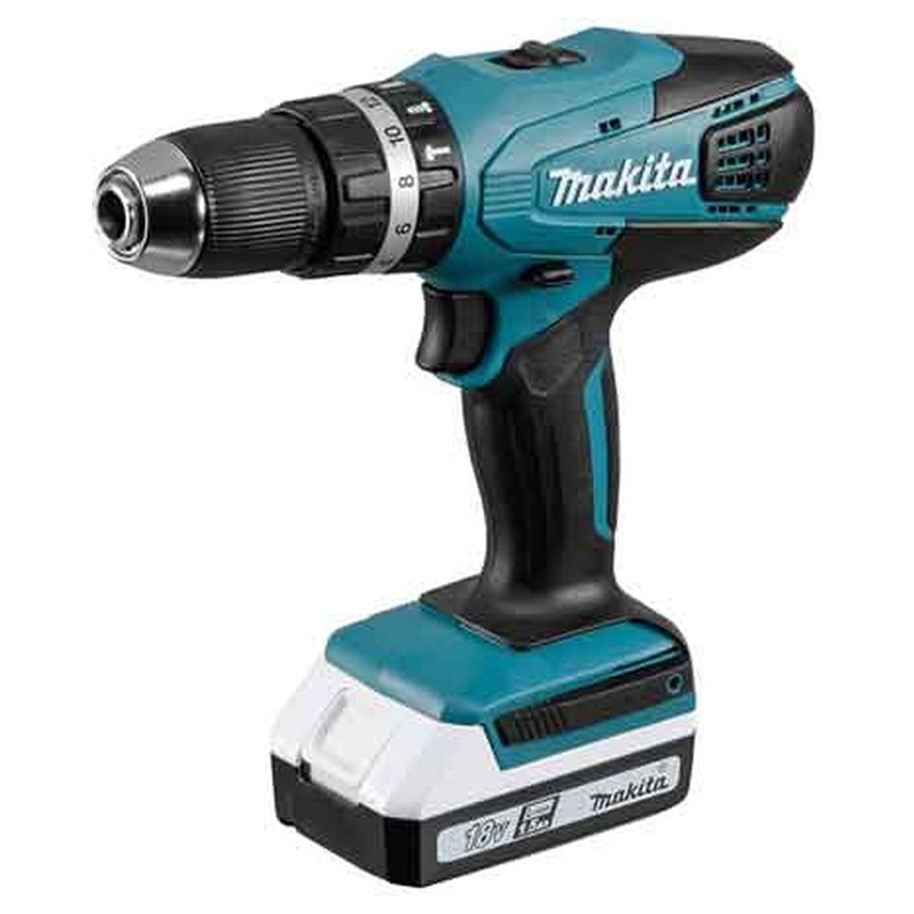 trapano/avvitatore con percussione a batteria 'hp457dwe' makita