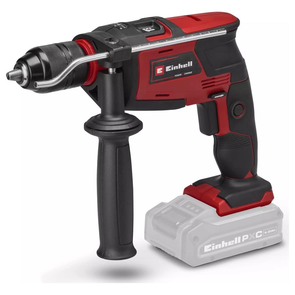 trapano einhell a percussione a batteria te-id 18 li - solo