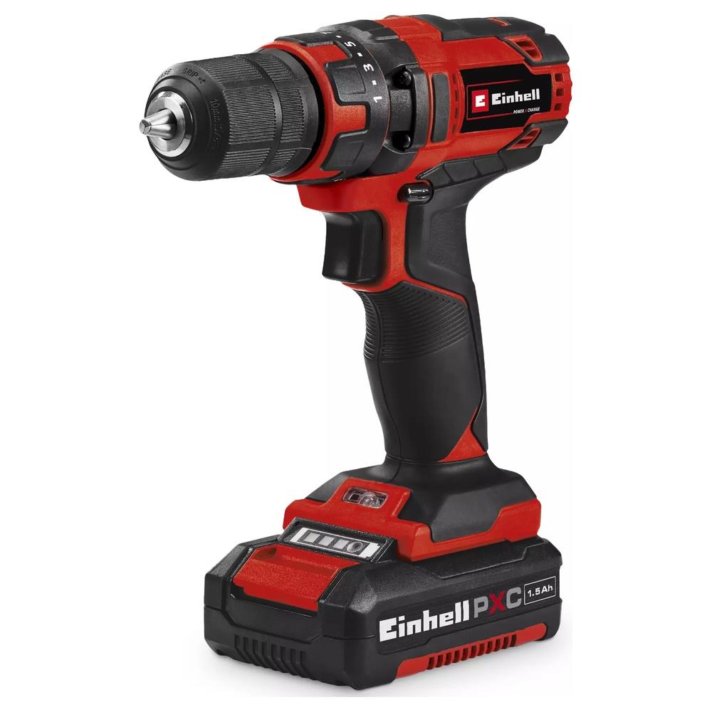 trapano einhell avvitatore a batteria tc-cd 18/35 li (1x1,5 ah)