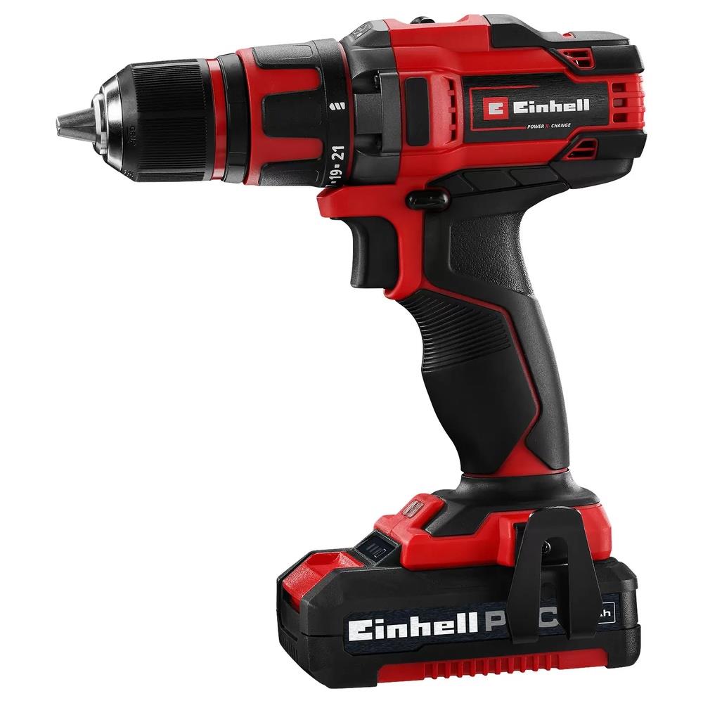 trapano einhell avvitatore a batteria te-cd 18/40-1 li (2x2.0 ah)