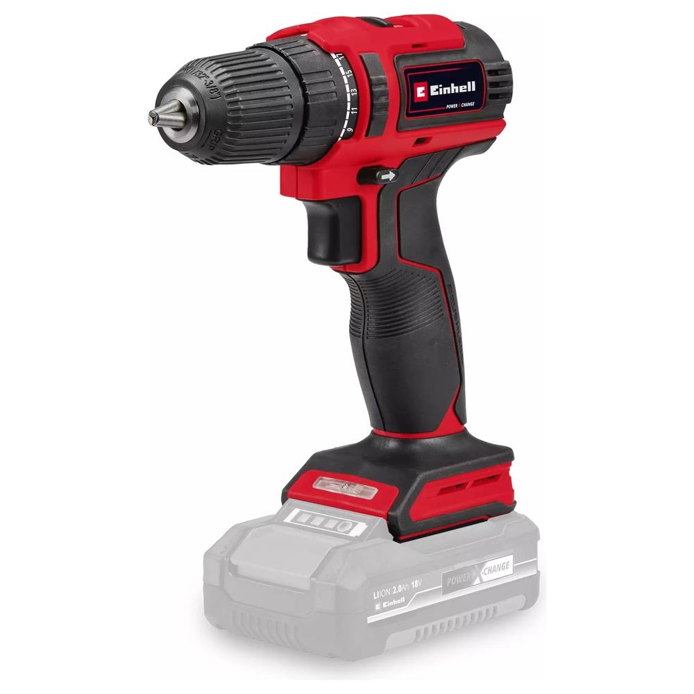 trapano einhell avvitatore a batteria te-cd 18/40 li bl - solo