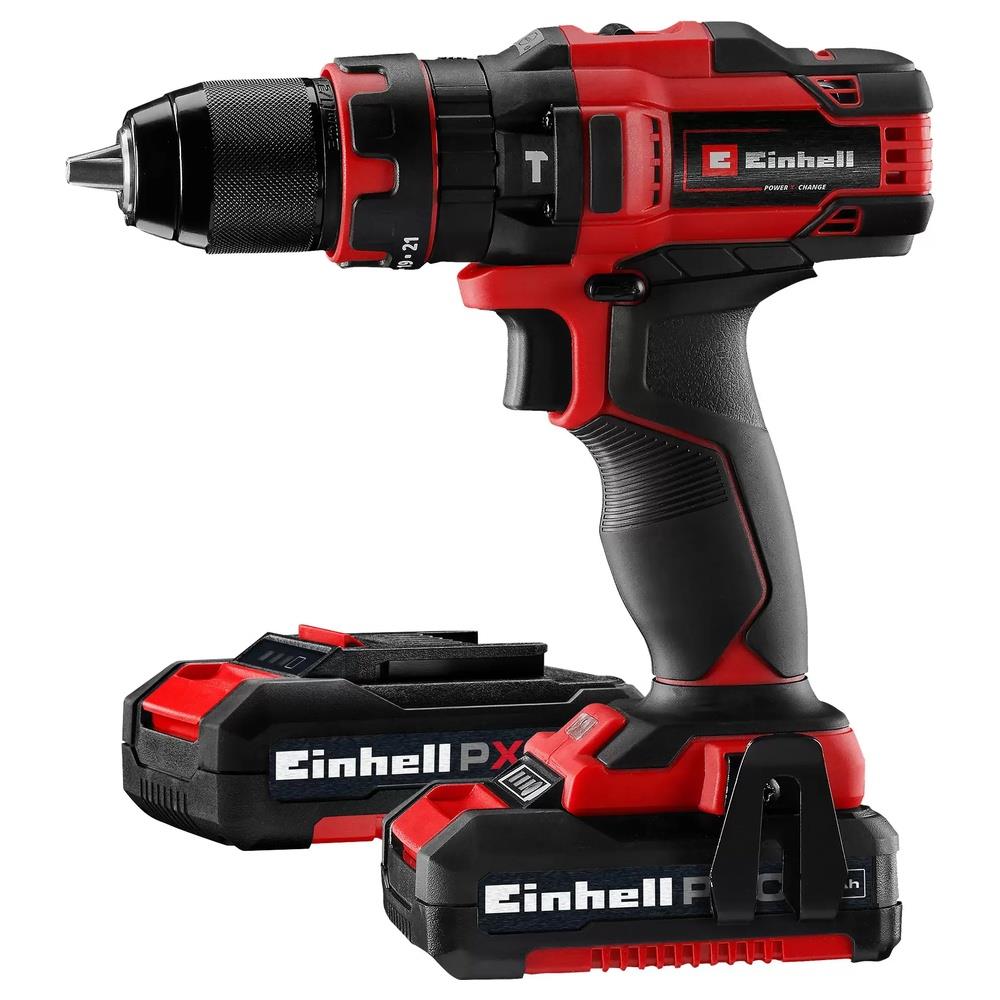 trapano einhell avvitatore a percussione a batteria te-cd 18/40 li