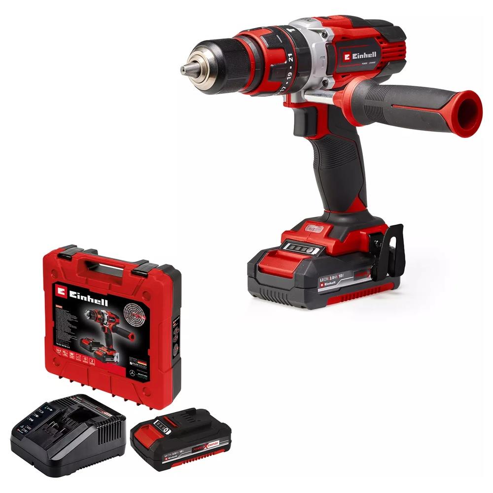 trapano einhell avvitatore a percussione a batteria te-cd 18/48 li